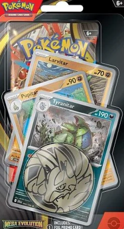Mega Evolution Pokémon Trading Card Game^Tyranitar 1P Premium Checklane Pack