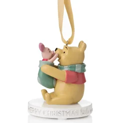 Disney Christmas Collection Julekuler|Julepynt^Merry Christmas Winnie & Piglet 3D Hanging Decoration