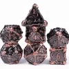 Udixi Dice Metal Poly Ancient Octopus Plated Copper (7) Terningsett* Sett