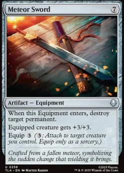 Meteor Sword (Enkeltkort)* Singles (Løskort)|Singles (Løskort)