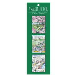 Galison Bokmerker^Michael Storrings Walk in the Park Magnetic Bookmarks