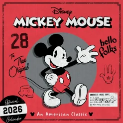 Mickey Classic 2026 Square Calendar* Kalendere