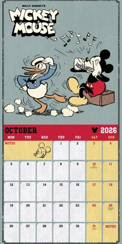 Mickey Classic 2026 Square Calendar* Kalendere