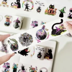 Tilbehør^Midnight Mischief Washi Tape Sticker Set