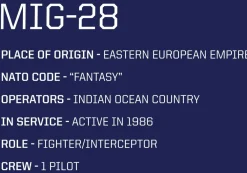 COBI Top Gun Cobi^MiG-28