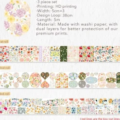 Tilbehør^Mini Snippets Washi Tape Sticker Set