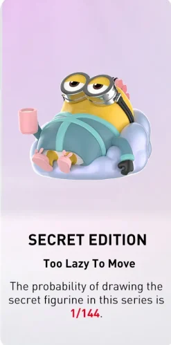 Pop Mart Mystery Box^Minions Lazy Every Day Series Blind Box