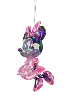 Disney-jul Julekuler^Minnie Coloured Acrylic 3D Hanging Ornament