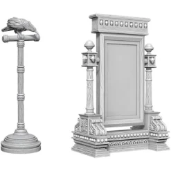 WizKids Kart & Battlemaps|Terreng & Tilbehør^Mirror & Bird on Stand (Wave 5) Pathfinder Battles Unpainted Miniature Figur