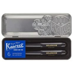Tegne- & Maleutstyr^Moleskine X Kaweco Pen Set Medium Nib Black