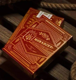 Theory11 Deluxe Playing Cards Kortstokk^Monarch Red Deluxe Kortstokk