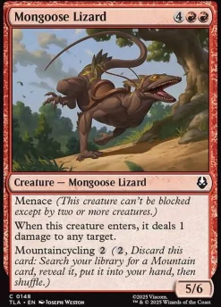 Mongoose Lizard (Enkeltkort)* Singles (Løskort)|Singles (Løskort)