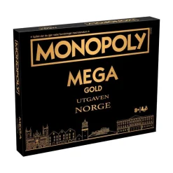 Monopoly Familiespill^Mega Gold Edition Norsk Utgave