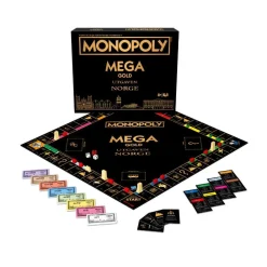 Monopoly Familiespill^Mega Gold Edition Norsk Utgave