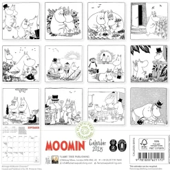 Flame Tree Studio Kalendere^Moomin: Comic Strip Mini Wall Calendar 2025 (Art Calendar)
