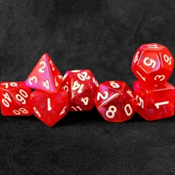 BesCon Industrial Co. Moonstone Poly Red /White (7)* Sett