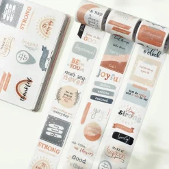 Motivational Washi Tape Sticker Set* Tilbehør