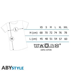 JoJo's Bizarre Adventure Muda Black T-Shirt (XS)* T-Skjorter