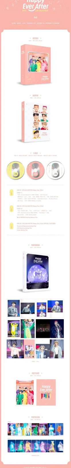 BTS Film & Tv^Muster, Happy Ever After DVD