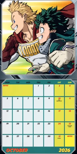 MY HERO ACADEMIA 2026 SQUARE CALENDAR* Kalendere
