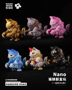 Blind boks Mystery Box^Nano Meow Koi Trading Figure