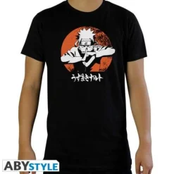 Naruto T-Skjorter^Black T-Shirt (M)