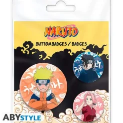 Naruto, Sasuke, Sakura Badge Pack* Buttons