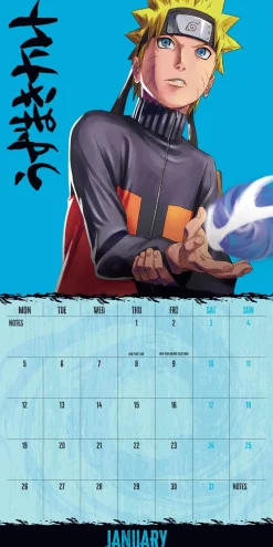Kalendere^Naruto Shippuden 2026 Square Calendar