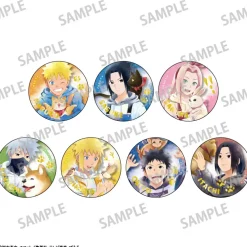 Blind boks Naruto Shippuden Boyhood x Animal Trading Foil-Stamped Badge* Mystery Box