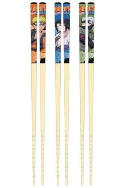 Naruto Team 7 Chopsticks 3-Pack* Servisesett