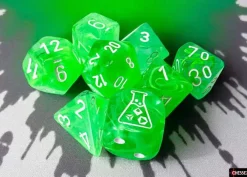 Chessex Nebula Gelatinous /White (8)* Sett