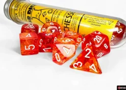 Chessex Sett^Nebula Molten /White (8)