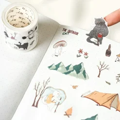 Neko Washi Tape Sticker Set* Tilbehør