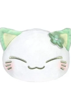 Nemuneko Green Cat Plush Figure 18 cm* Bamser Og Kosedyr