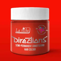 Directions Hårfarge & Sminke^Neon Red Semi Permanent Hair Dye 88 ml