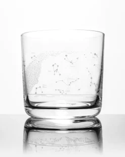 Science Homeware Night Sky Star Chart Whiskey Glass* Glass