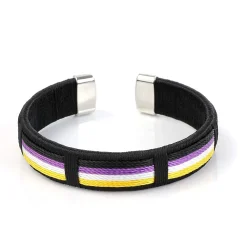 Pride Smykker|Smykker^Non Binary Cuff Bracelet