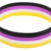 Pride Smykker|Smykker^Non Binary Flag Silicon Wrist Band