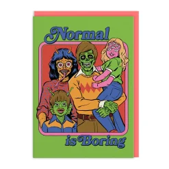 Normal Is Boring Greeting Card* Kort, Bursdag & Anledning