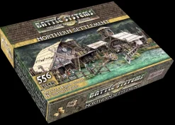 Battle Systems Kart & Battlemaps|Terreng & Tilbehør^Northern Settlement , Fantasy Terrain