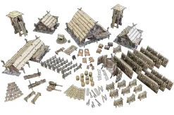 Battle Systems Kart & Battlemaps|Terreng & Tilbehør^Northern Settlement , Fantasy Terrain