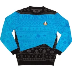 Star Trek Julepynt^Numskull Blue Christmas Jumper