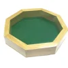 Koplow Games Brett^Octagon Wood Dice Tray 10 Inch Terningbrett