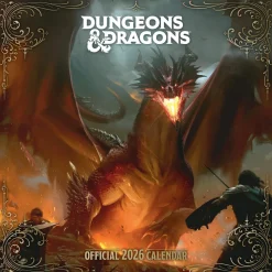 Official Dungeons & Dragons 2026 Square Calendar* Kalendere