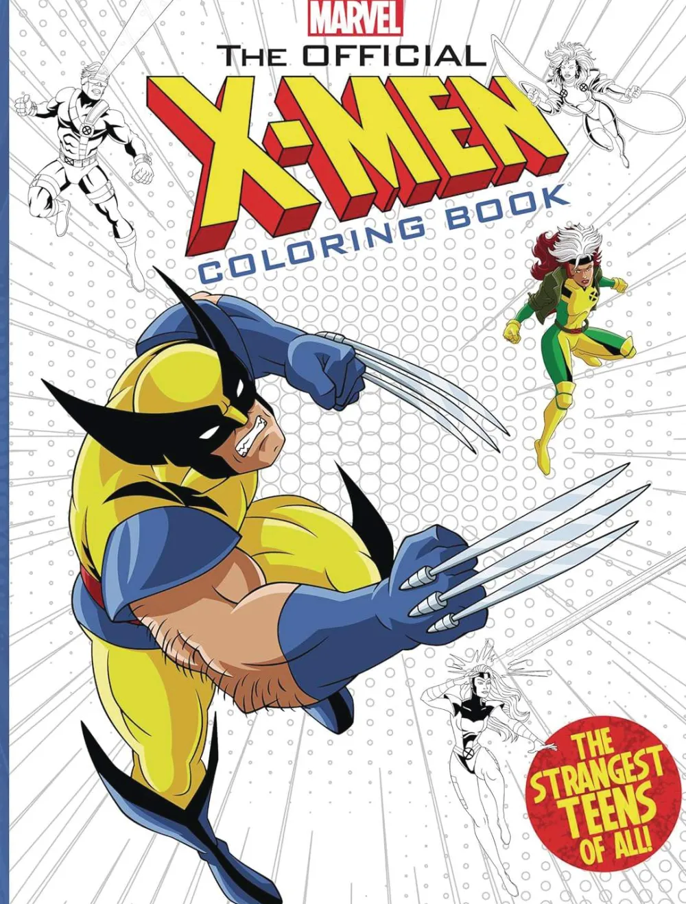 Scholastic Tegne & Male^Official X-men Coloring Book