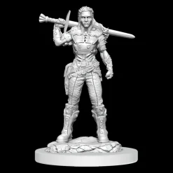 WizKids Karakterer^Orc Female Fighter (Wave 20) Dungeons & Dragons Nolzurs Marvelous Unpainted Miniature