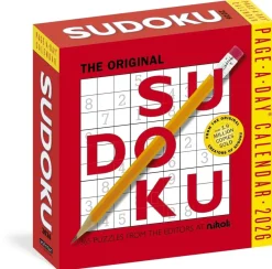 Editors of Nikoli Publishing Original Sudoku Page-A-Day® Calendar 2026* Spill Og Aktiviteter|Kalendere