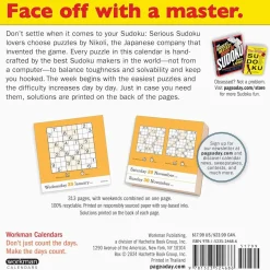 Nikoli Publishing Original Sudoku Page-A-Day® Calendar 2025: 365 Puzzles from the Editors at Nikoli* Spill Og Aktiviteter