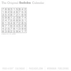 Nikoli Publishing Original Sudoku Page-A-Day® Calendar 2025: 365 Puzzles from the Editors at Nikoli* Spill Og Aktiviteter