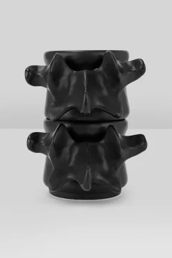 Haunted Homeware Servisesett^Ossuary Black Stackable Cups Set Of 2